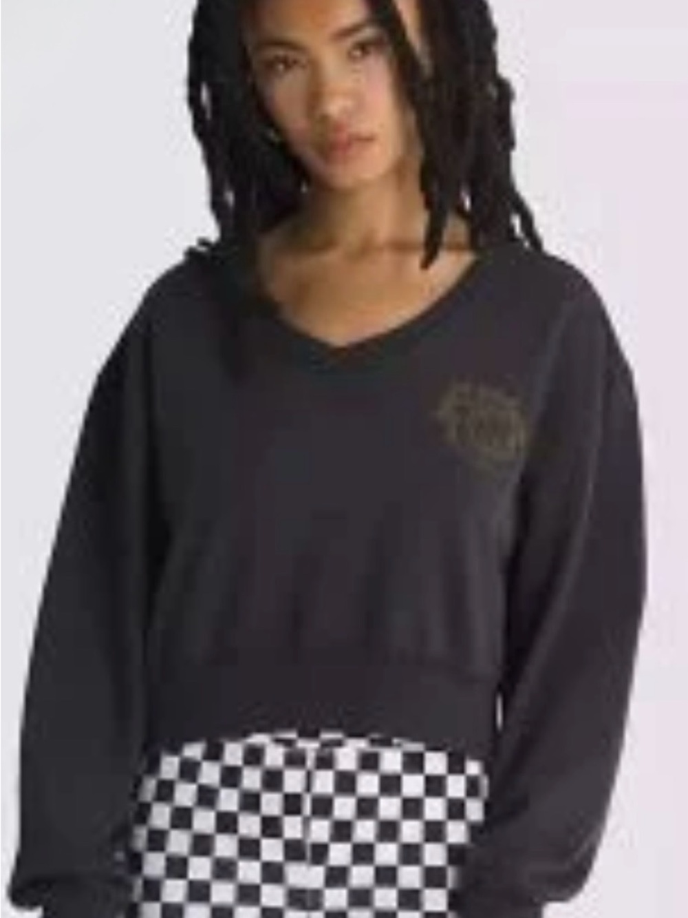 NWT Vans check crest sweatshirt $60